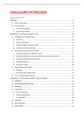 Eigen cursus/ samenvatting vasculaire pathologie