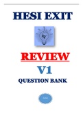 HESI EXIT EXAM V1 STUDY GUIDE