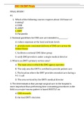 BIO 150 EMT Finals Download to score A 