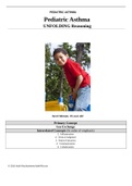 Case Case Study Pediatric Asthma, UNFOLDING Reasoning, Jared Johnson, 10 years old, (Latest 2021) Correct Study Guide, Download to Score A  History of Present Problem: Jared Johnson is a 10 year-old African-American boy with a history of moderate persiste