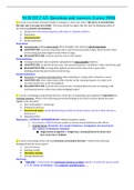 NUR 222 CAT- Questions and Answers (Latest 2020) 1.A nurse in an alcohol treatment facility is caring for a client who states, “My job is so stressful that the only way I can cope is to drink.” The nurse should recognize that the client is displaying whic