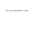 ENG 1502 ASSIGNMENT 3 GUIDE.