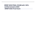 Exam (elaborations) NRNP 6550 FINAL-with 100% verified ans-2022 