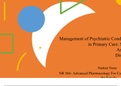 NR 566 Week 7 Assignment; Management of Psychiatric Conditions in Primary Care - Social Anxiety Disorder.pptx