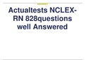 Actualtests NCLEX-RN - P1 Actualtests NCLEX-RN 828 questions well Answered