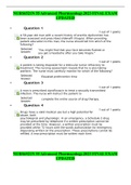 NURS6521N 55 Advanced Pharmacology.2023 FINAL EXAM UPDATED