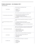 (solved)Prophecy Assessments - Core Mandatory Part II / Prophecy Core Mandatory Part 2 Attempt score 100%