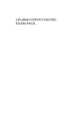 LPL4804-CONVEYANCING EXAM PACK.