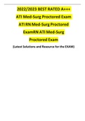 A++ GUARANTEED ATI RN MED SURGE 2022