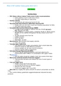 WGU C787 nutrition Study guide 2022 Unit 2