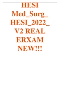 HESI Med_Surg_HESI_2022_V2 REAL EXAM NEW!!!