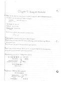 BIOL1610 Chapter 5: Biological Molecules