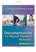 Documentation for Physical Therapist Assistants 5th Edition Bircher Test Bank