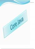 Comprehensive Core Java Notes for Beginners