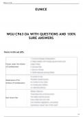 WGU C963 OA WITH 100- SURE ANSWERS.