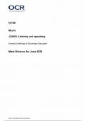 OCR GCSE Music PAPER 5  2024 (J536/05 Listening and appraising