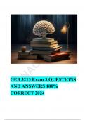 GEB 3213 Exam 3 QUESTIONS AND ANSWERS 100% CORRECT 2024