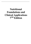 Test Bank for Nutritional Foundations and Clinical Applications 7th Edition by Grodner