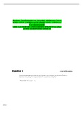 Review Test Submission: Week 6 - Midterm Exam NURS-6541D-3/NURS-6541N-3/NURS-6541C-3-Primary Care Adolescnt & Child ALL ANSWERS 100% CORRECT SPRING FALL-2022 LATEST GUARANTEED GRADE A+