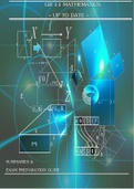 Grade 11 and 12 MathematicsSummary 