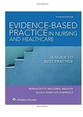 Evidence-Based Practice in Nursing and Healthcare 4th Edition Melnyk Test Bank