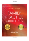 Family Practice Guidelines 4th Edition Cash Glass Test Bank