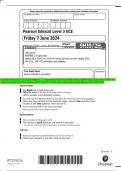 Pearson Edexcel Level 3 GCE History Advanced PAPER 2: Depth study Option 2H.1: The USA, c1920–55:  boom, bust and recovery Option 2H.2: The USA, 1955–92: conformity and challenge QP JUNE 2024 