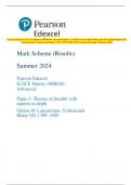 Pearson Edexcel In GCE History (9HI0/30) Advanced Paper 3: Themes in breadth with aspects in depth Option 30:  Lancastrians, Yorkists and Henry VII, 1399–1509 Mark Scheme (Results) Summer 2024