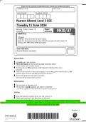 Pearson Edexcel Level 3 GCE History Advanced PAPER 3: Themes in breadth with aspects in depth  Option 37.1: The changing nature of warfare, 1859–1991: perception and reality Option 37.2: Germany, 1871–1990:  united, divided and reunited QP JUNE 2024 