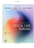 Introduction to Critical Care Nursing 8th Edition Sole Klein Moseley Test Bank