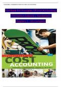 TEST BANK For Principles Of Cost Accounting, 17th Edition by Edward J. Vanderbeck, Verified Chapters 1 - 10, Complete Newest Version