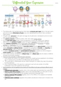 Differential Gene Expression in Developmental Biology Notes