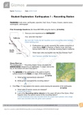 Earthquakes 1 – Recording Station GIZMO < ALL ANSWERS CORRECT>