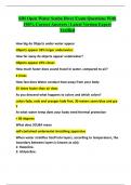 SDI Open Water Scuba Diver Exam Questions  with 100% Correct Answers | Latest Version (2024/2025) Expert Verified 