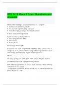 RTE 1418 Mock 1 Exam Questions and Answers (Graded A)