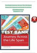 Journey Across The Life Span: Human Development and Health Promotion, 6th Edition TEST BANK by Polan, Verified Chapters 1 - 14, Complete Newest Version