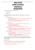 MDC 2022 STUDY GUIDE Acid Base Imbalances 