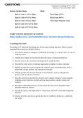 Exam (elaborations) PSYC 435 Abnormal Psychology Notes PART ONE CHAPTER 1 - 17 STUDY GUIDE Quizzes (in Quiz Book):Other:Quiz 1: Units 1-3 (5%): DoneTerm Paper (35%)Quiz 2: Units 4-6 (5%): DoneFinal Exam (40%)Quiz 3: Units 7-9 (5%): DoneTerm Paper Proposal