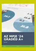 AZ MPJE '24 GRADED A+