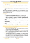 Study Guide/Notes Immunology: Different Types of Hepatitis