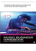 Test Bank for Music Business Handbook and Career Guide 12th Edition