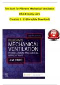 Test Bank for Pilbeam's Mechanical Ventilation, 8th Edition by James M. Cairo || All Chapters ( 1-23) | Latest Complete Guide 2024