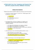 LIFESCI 2G03 Term Test 1 Questions and Answers Fall 2024 with complete Solution; McMaster University