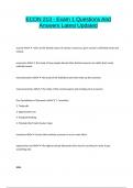 ECON 213 - Exam 1 Questions And Answers Latest Updated