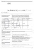  EUNICE     HRB Final WITH QUESTIONS AND 100% SURE ANSWERS  Terms in this set (102)  Type 2 diabetes mellitus	Which of the following has been shown to be related to noise exposure? True	True or False? Health is the balance between the individual and his o