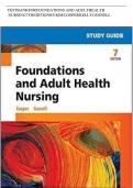 Test bank for foundations and adult health nursing 7th edition by kim cooper kelly gosnell