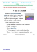 Introduction to Programming Concepts with Scratch