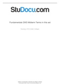 Nursing LVN VN 200 Fundamentals CMS Midterm Questions And Answers