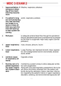 NUR2502 Multidimensional Care III MDC 3 EXAM 2