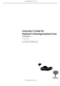 Hartmans Nursing Assistant Care The Basics 5th Edition Fuzy Test Bank